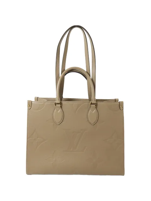 Louis Vuitton Pre-Owned MM On The Go Monogram Empreinte tote bag