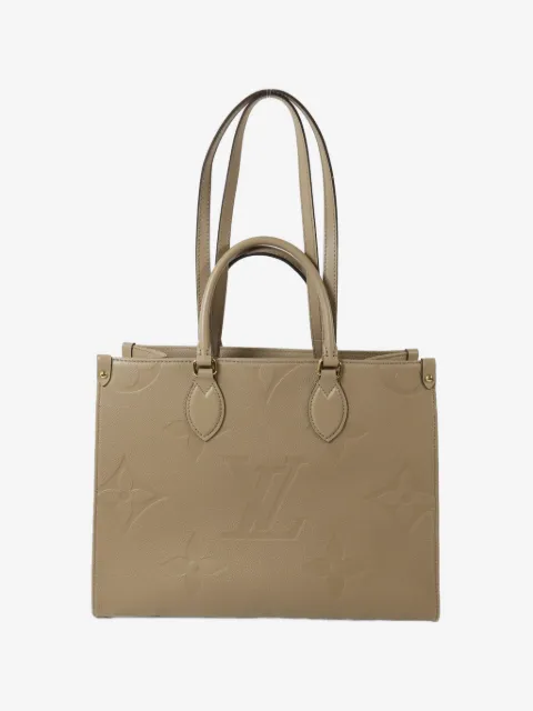 Louis Vuitton Pre-Owned MM On The Go Monogram Empreinte tote bag
