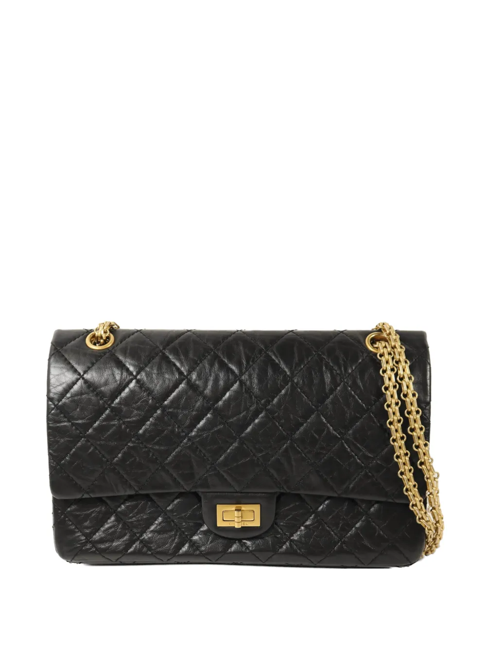 CHANEL Pre-Owned medium 2.55 quilted shoulder bag - Schwarz