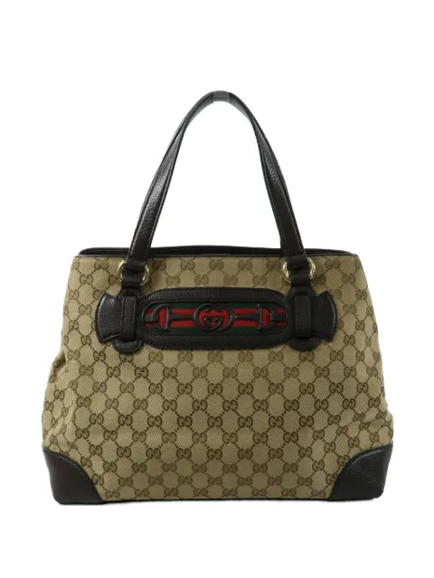 Gucci Pre-Owned Dressage GG Canvas tote bag