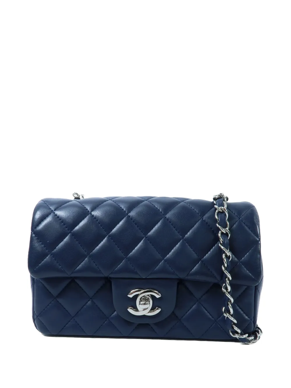 CHANEL Pre-Owned quilted CC turn-lock shoulder bag - Blu