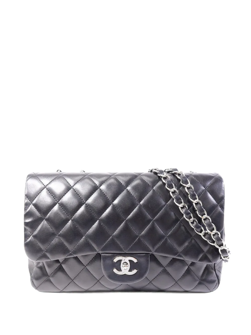 CHANEL Pre-Owned Classic Flap diamond-quilting shoulder bag - Nero
