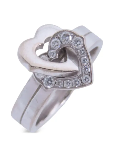Cartier Double Heart diamond ring
