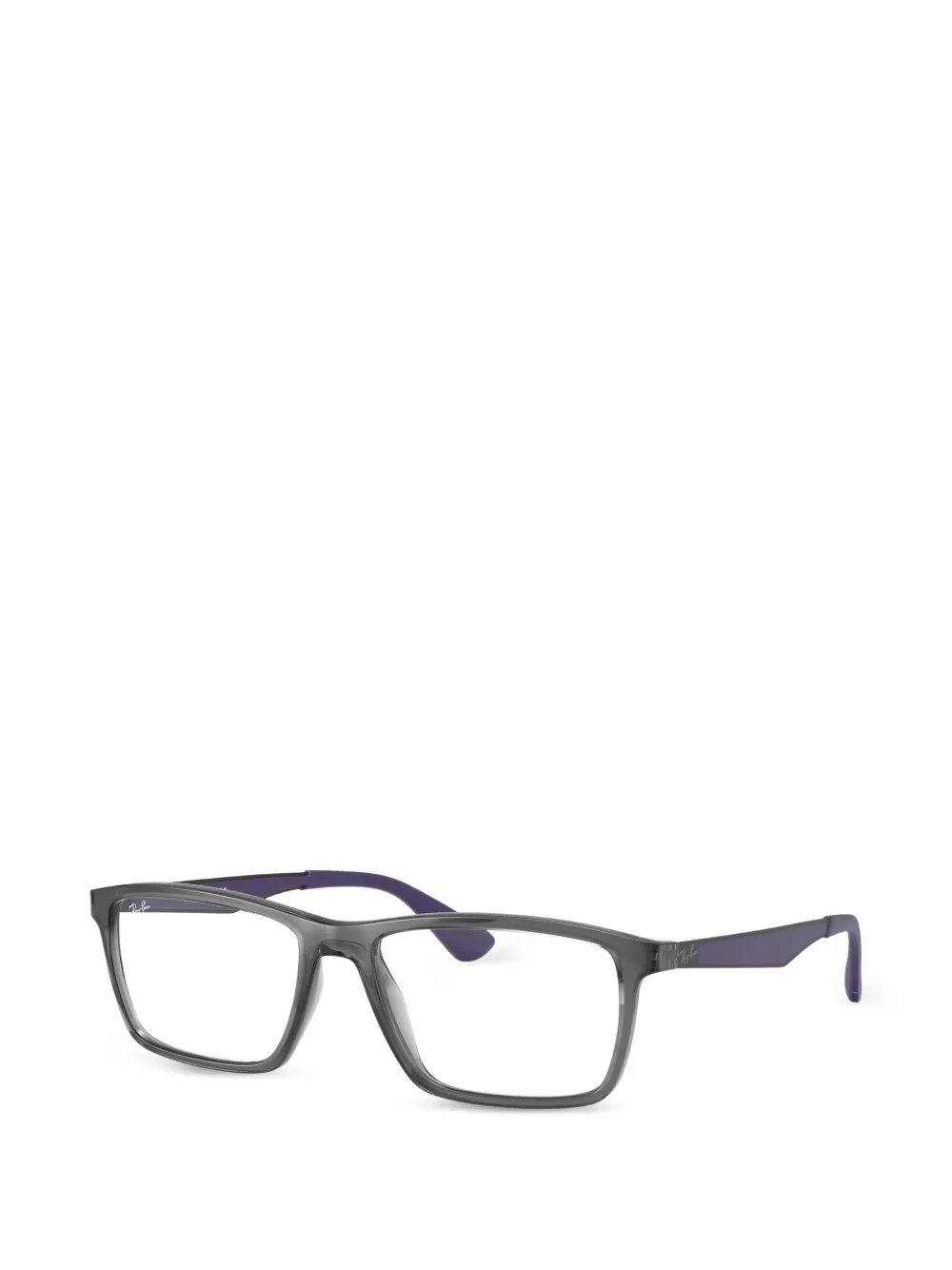 Ray-Ban Bril met rechthoekig montuur Grijs