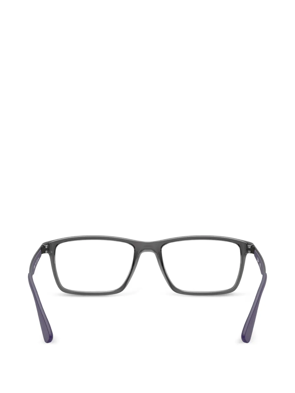 Ray-Ban Bril met rechthoekig montuur Grijs
