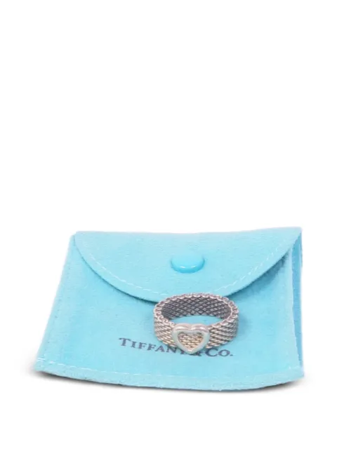 Tiffany & Co. Pre-Owned anillo Somerset con motivo de corazón