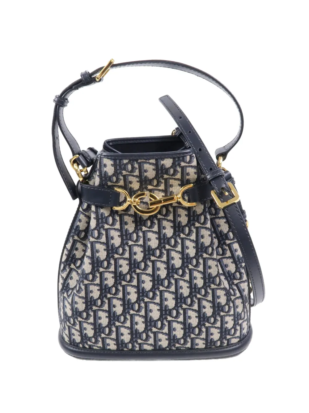 Christian Dior Pre-Owned Oblique C'est Dior bucket bag - Blu