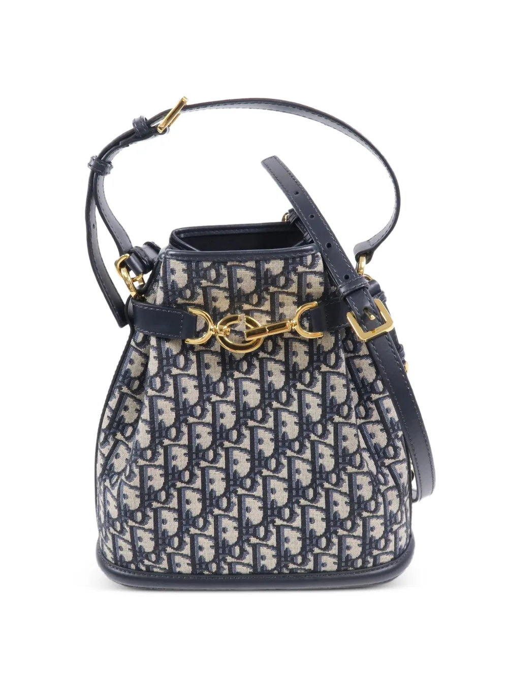 Christian Dior Pre-Owned Oblique C'est Dior bucket bag - Blue