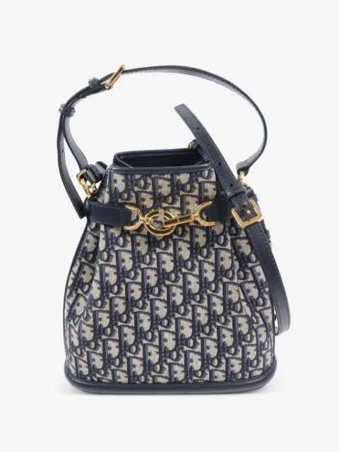Christian Dior Pre-Owned Oblique C'est Dior bucket bag