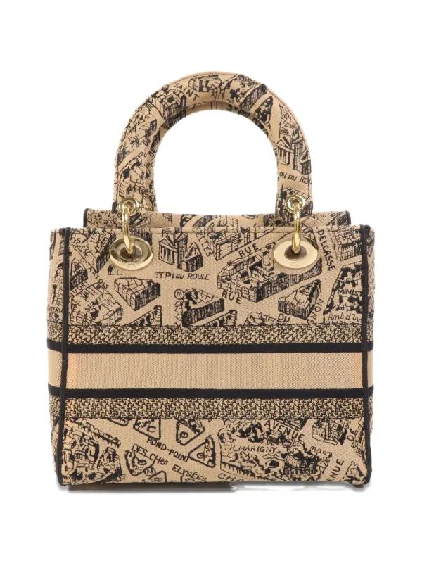 Christian Dior Pre-Owned Lady D-Lite Tote Bag | Neutrals | FARFETCH