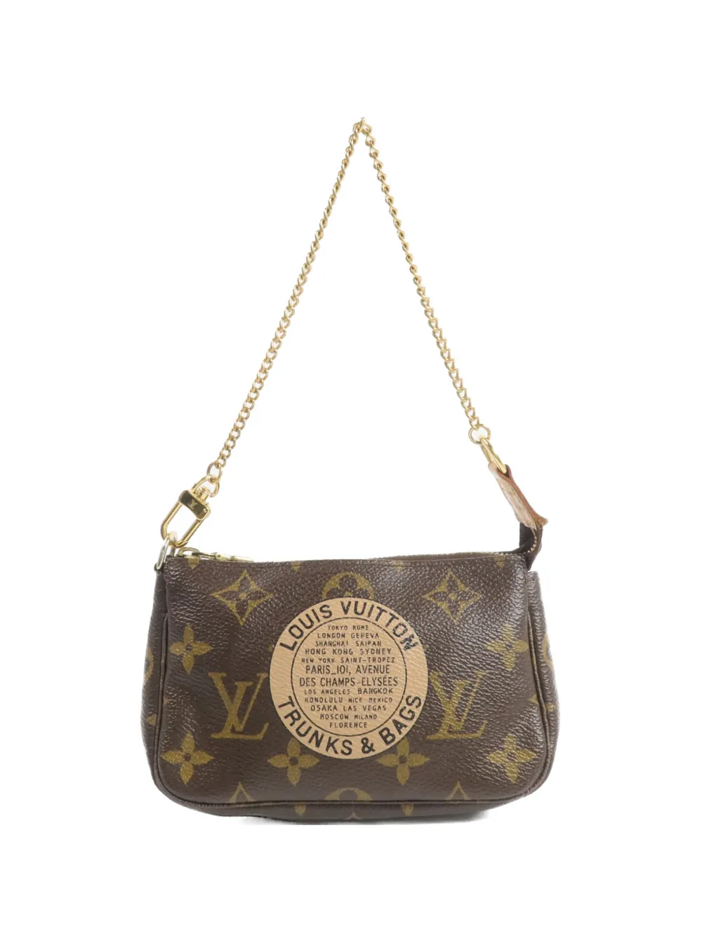 Louis Vuitton Pre-Owned mini monogram clutch bag - Marrone