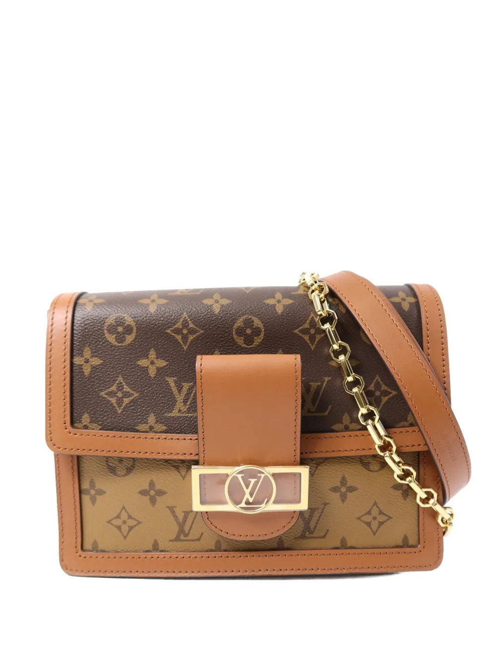 Louis Vuitton Pre-Owned MM Dauphine Monogram Reverse shoulder bag - Marrone