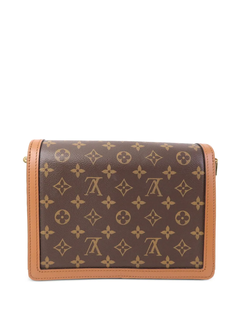 Louis Vuitton Pre-Owned MM Dauphine Monogram Reverse schoudertas Bruin