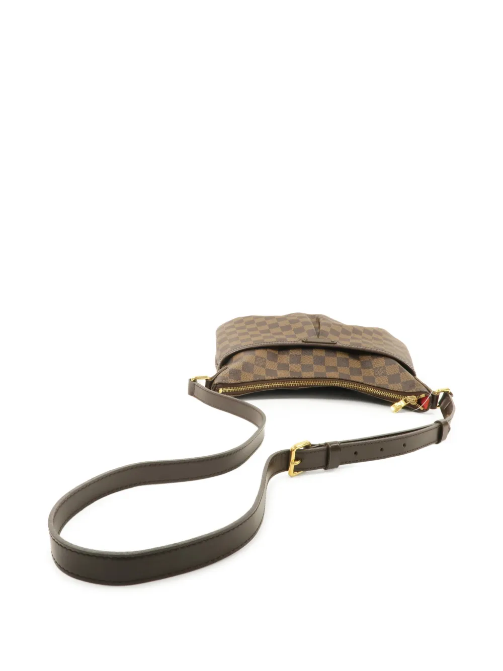 Louis Vuitton Pre-Owned PM Bloomsbury Damier Ebène schoudertas Bruin