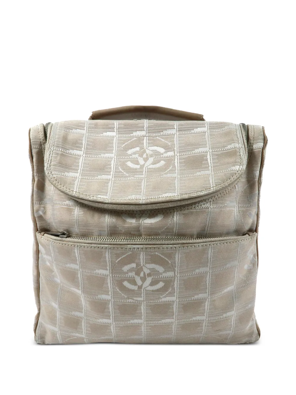 CHANEL Pre-Owned New Travel Line CC backpack - Toni neutri