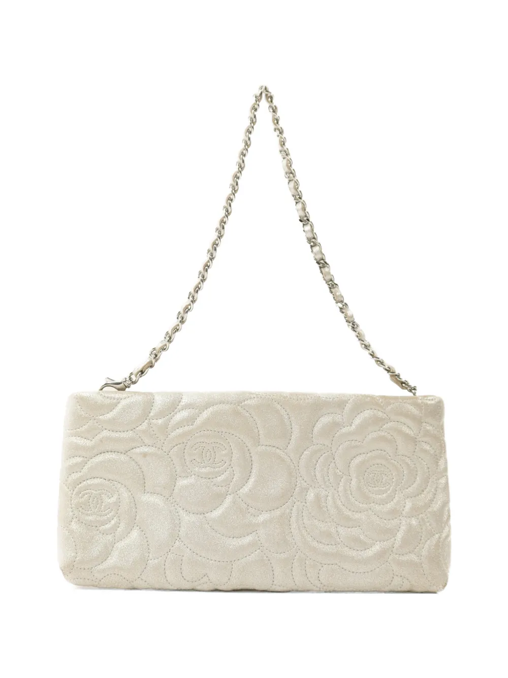 CHANEL Pre-Owned leather shoulder bag - Neutrals