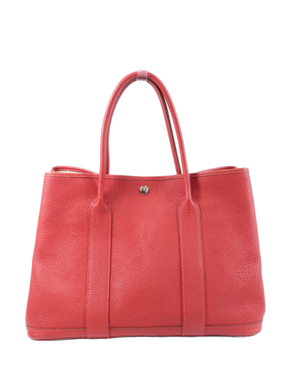 Hermès Pre-Owned 2013 PM Garden Party Negonda leather tote bag - Rosso