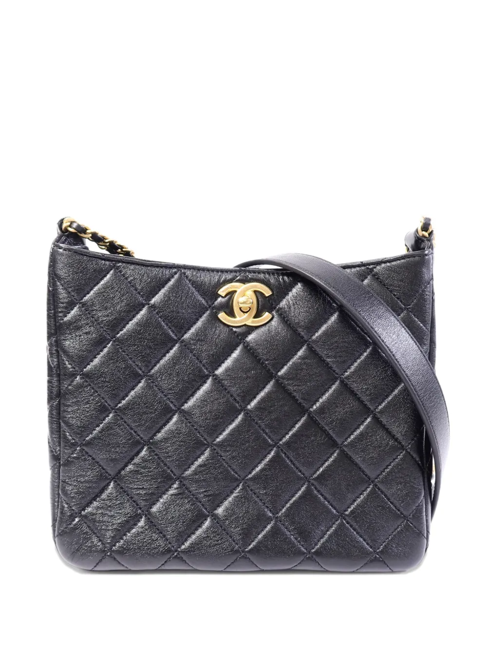 CHANEL Pre-Owned quilted CC turn-lock shoulder bag - Nero