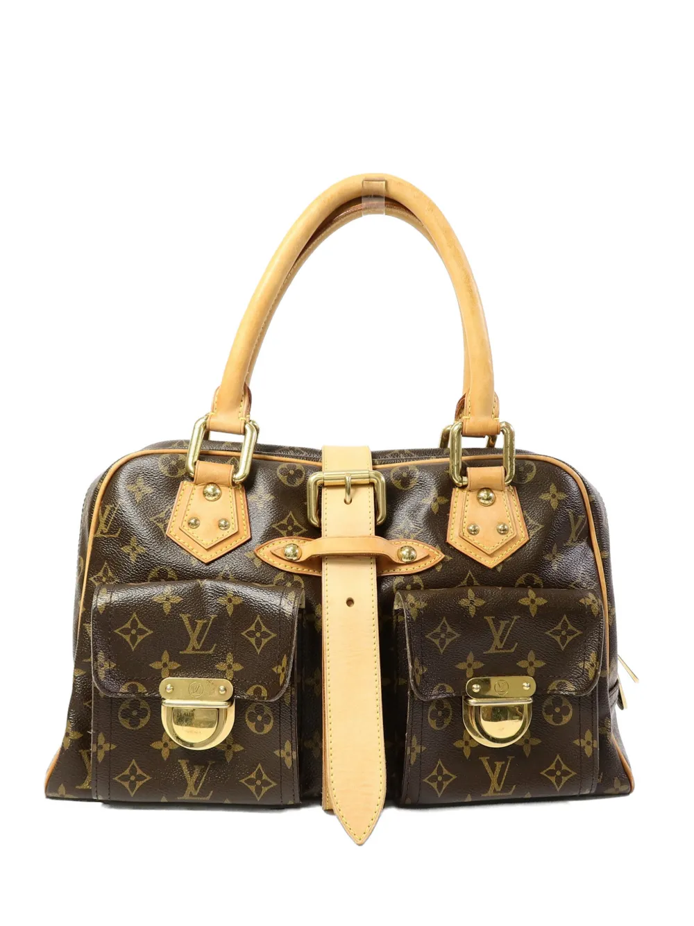 Louis Vuitton Pre-Owned GM Manhattan Monogram canvas tote bag - Marrone