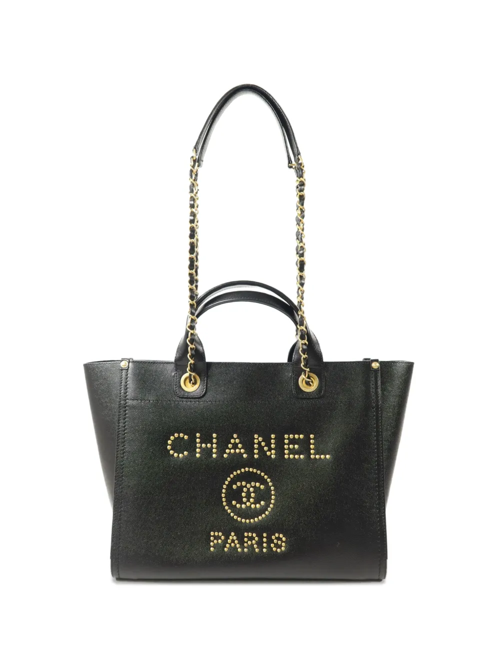 CHANEL Pre-Owned Deauville CC tote bag - Nero