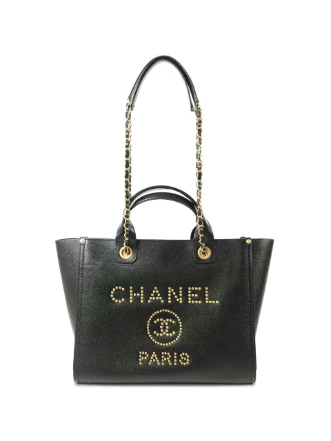 CHANEL Pre-Owned Deauville CC tote bag