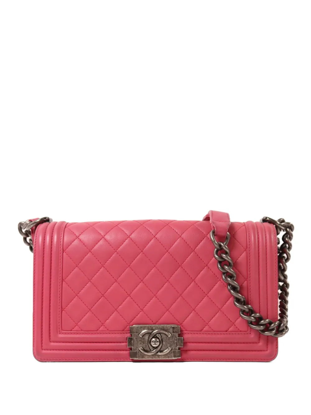 CHANEL Pre-Owned 25 Boy CC chain shoulder bag - Rosa
