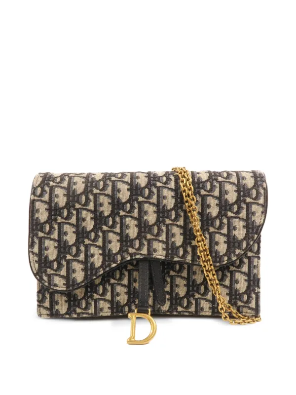 Christian Dior Pre-Owned オブリーク サドル ショルダーバッグ