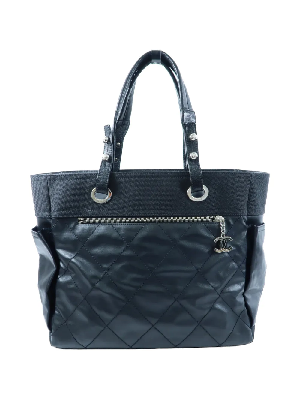 CHANEL Pre-Owned Paris Biarritz quilted tote bag - Nero