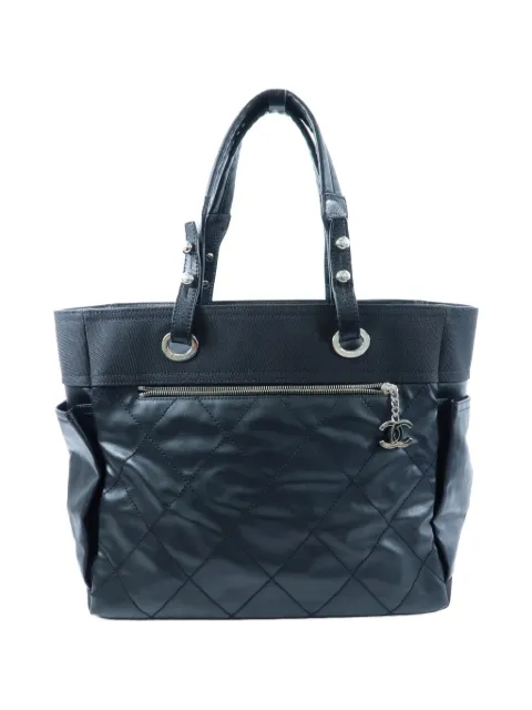 CHANEL Pre-Owned Paris Biarritz quilted tote bag