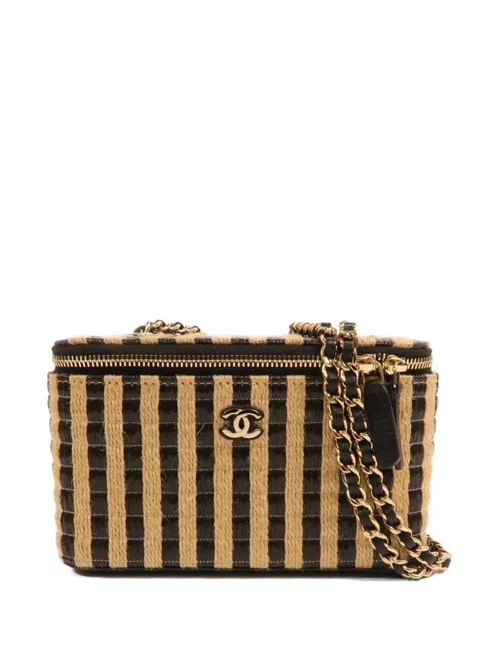 CHANEL Pre-Owned CC Jute Vanity Case shoulder bag - Toni neutri