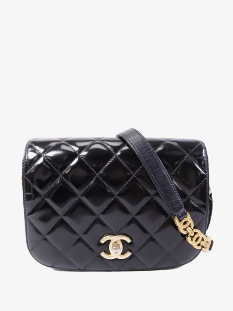CHANEL Pre-Owned mini CC turn-lock quilted shoulder bag