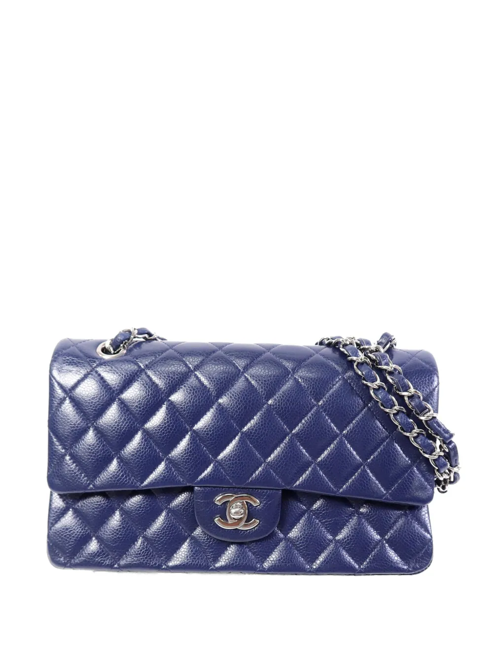 CHANEL Pre-Owned CC 25 Classic turn-lock shoulder bag - Blue