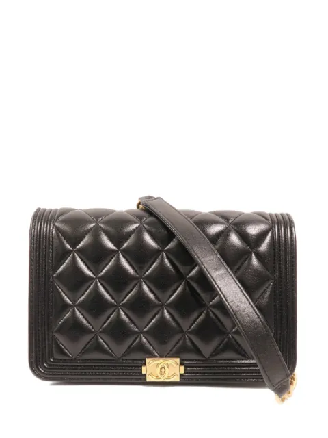 CHANEL Pre-Owned Boy CC leather shoulder bag