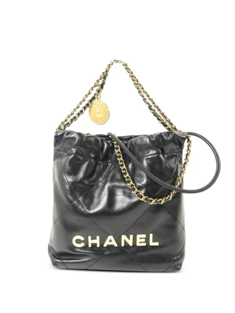 CHANEL Pre-Owned 22 Mini chain-strap shoulder bag