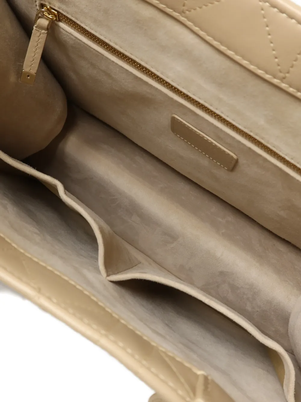 Dior Pre-owned Book Leather Tote Bag in Neutrals, view 5