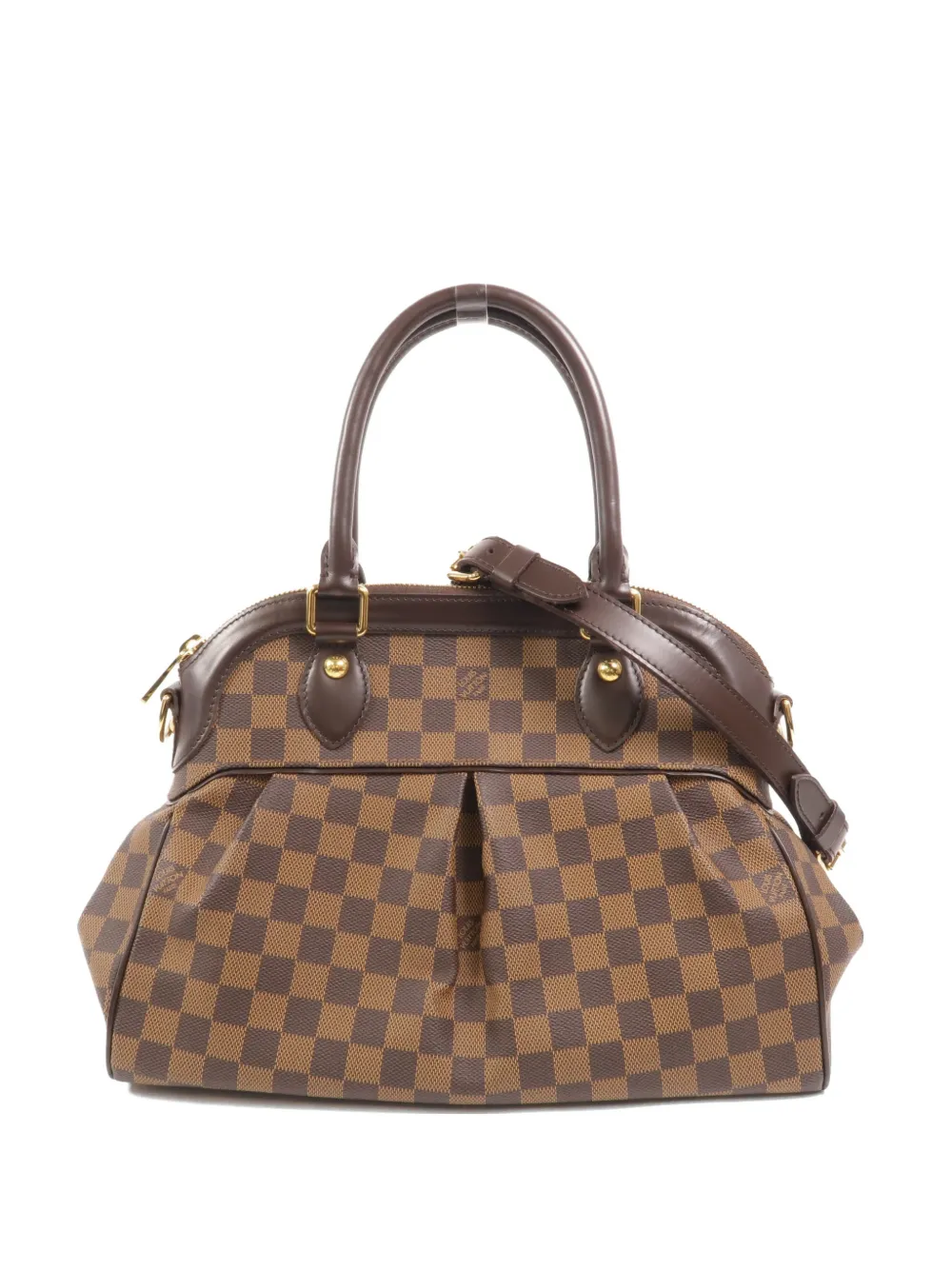 Louis Vuitton Pre-Owned Trevi Damier canvas shoulder bag - Marrone
