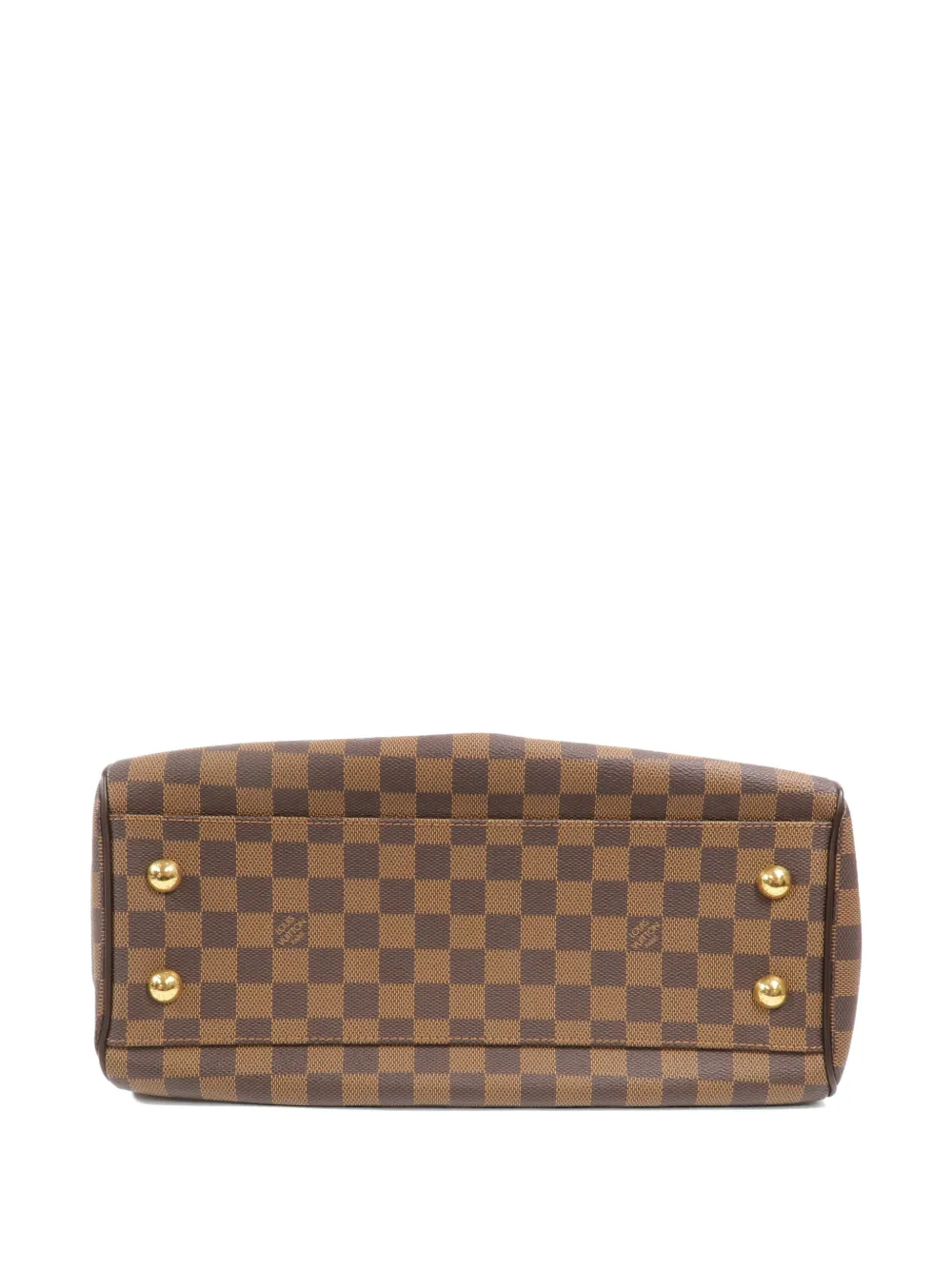 Louis Vuitton Pre-Owned Trevi Damier canvas schoudertas Bruin