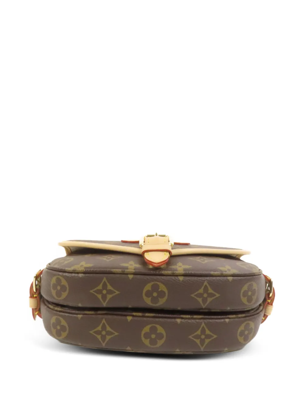 Louis Vuitton Pre-Owned BB Saumur Monogram canvas schoudertas Bruin