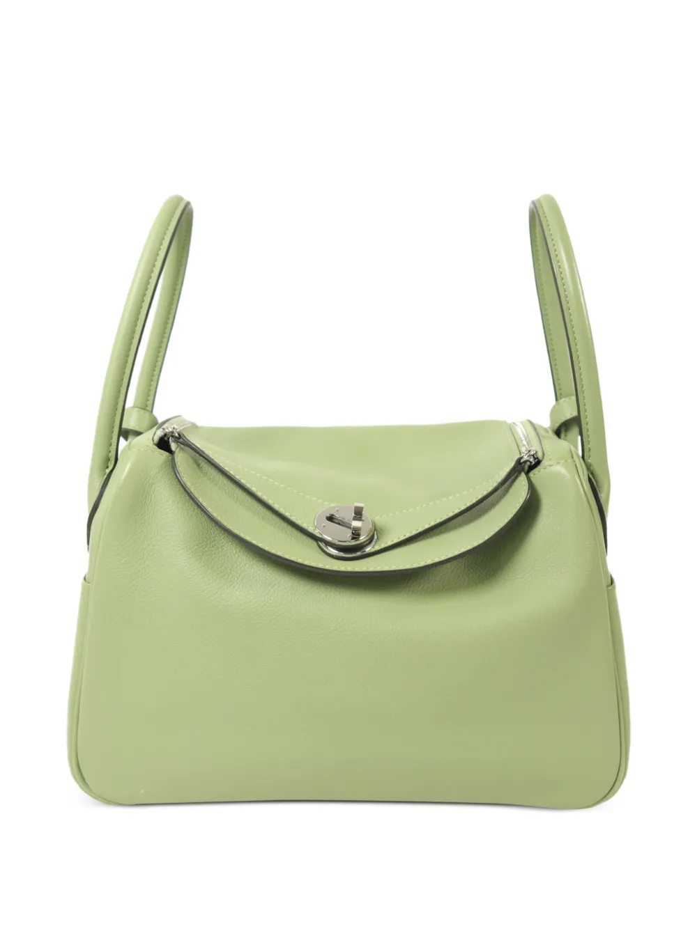 Hermès Pre-Owned 26 Lindy leather shoulder bag - Verde