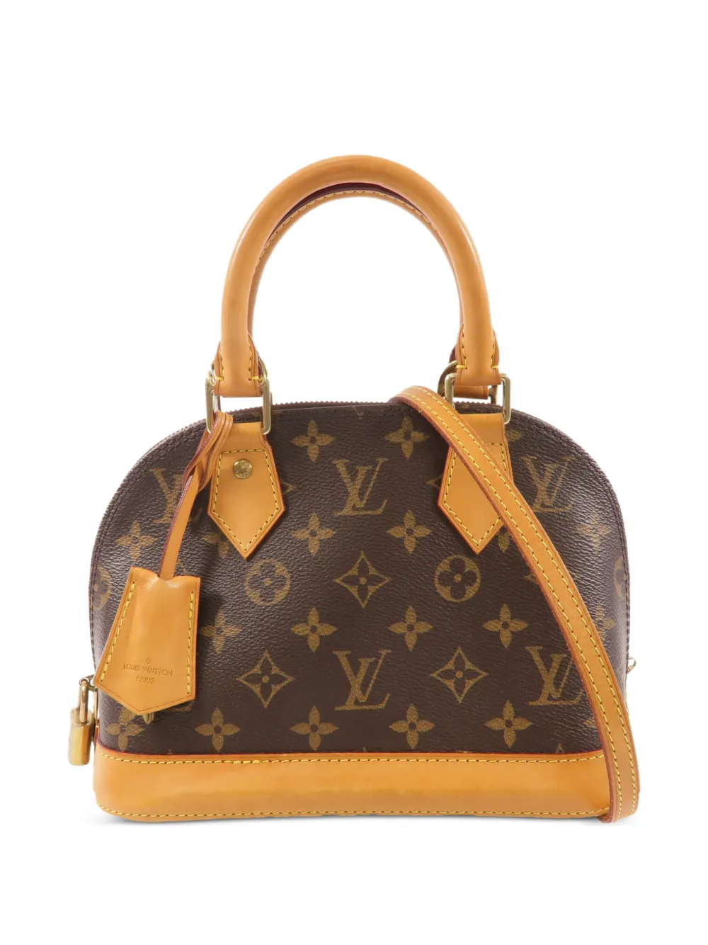Louis Vuitton Pre-Owned BB Alma monogram-pattern tote bag - Braun