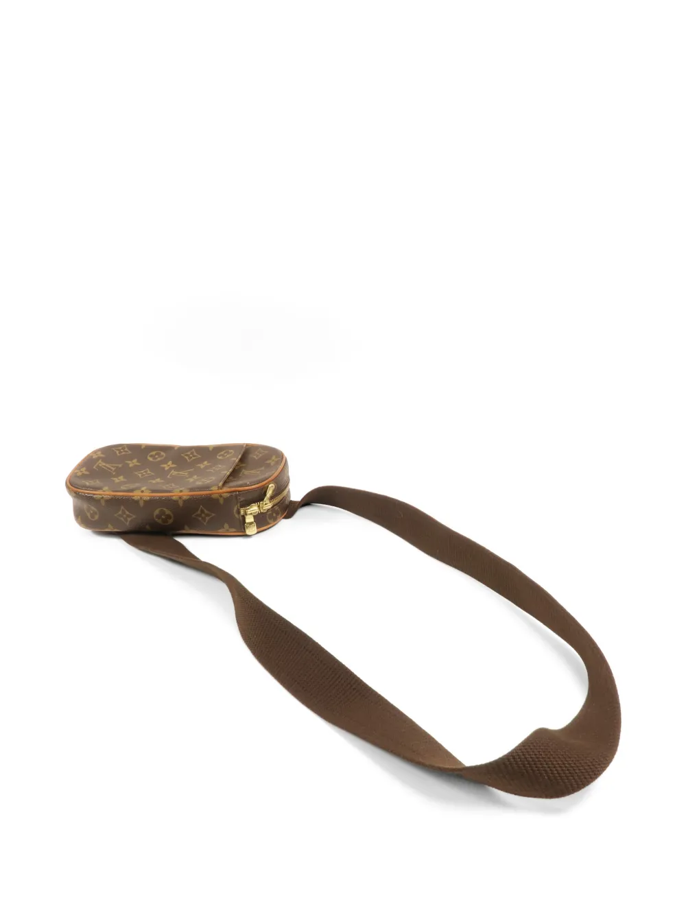 Louis Vuitton Pre-Owned Monogram Pochette Gange heuptas Bruin