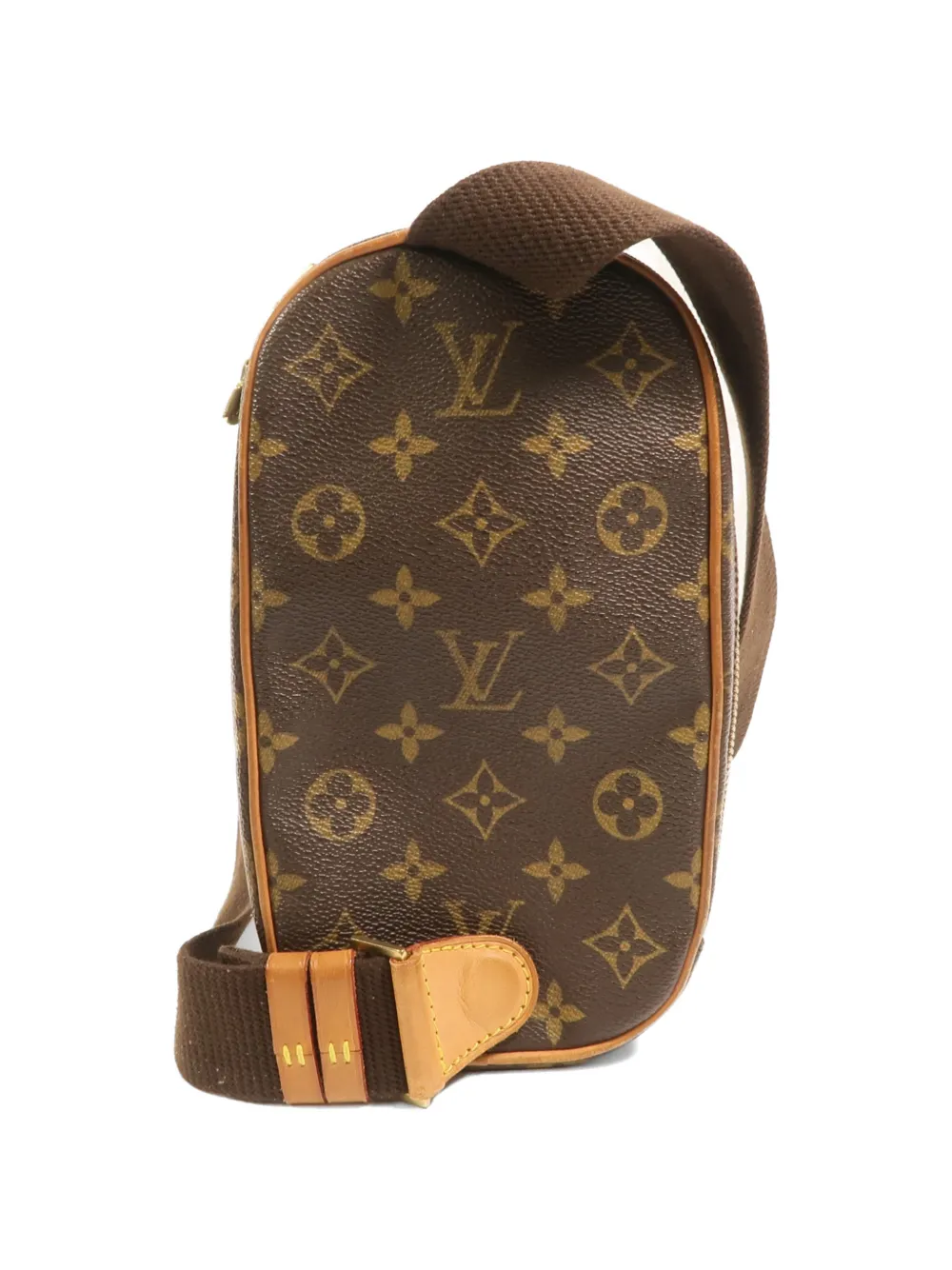 Louis Vuitton Pre-Owned Monogram Pochette Gange heuptas Bruin