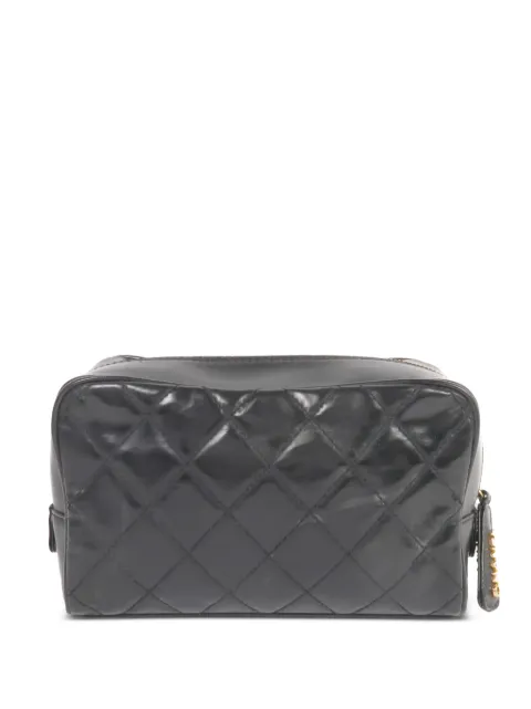 CHANEL Pre-Owned quilted CC turn-lock make up bag