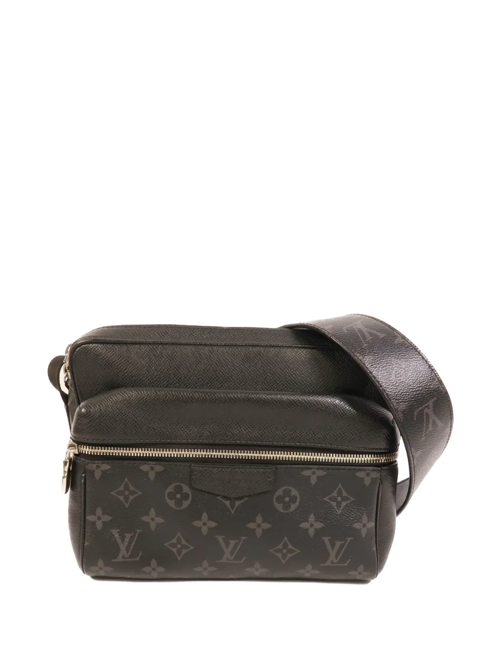 Louis Vuitton Pre-Owned Monogram Eclipse Taiga messenger bag - Nero