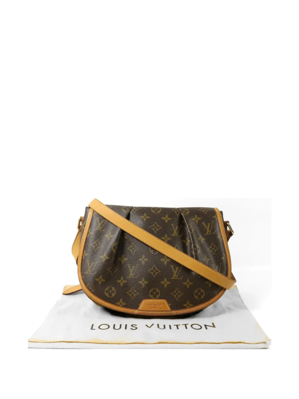 Louis Vuitton Pre-Owned PM Menilmontant Monogram canvas shoulder bag - Marrone