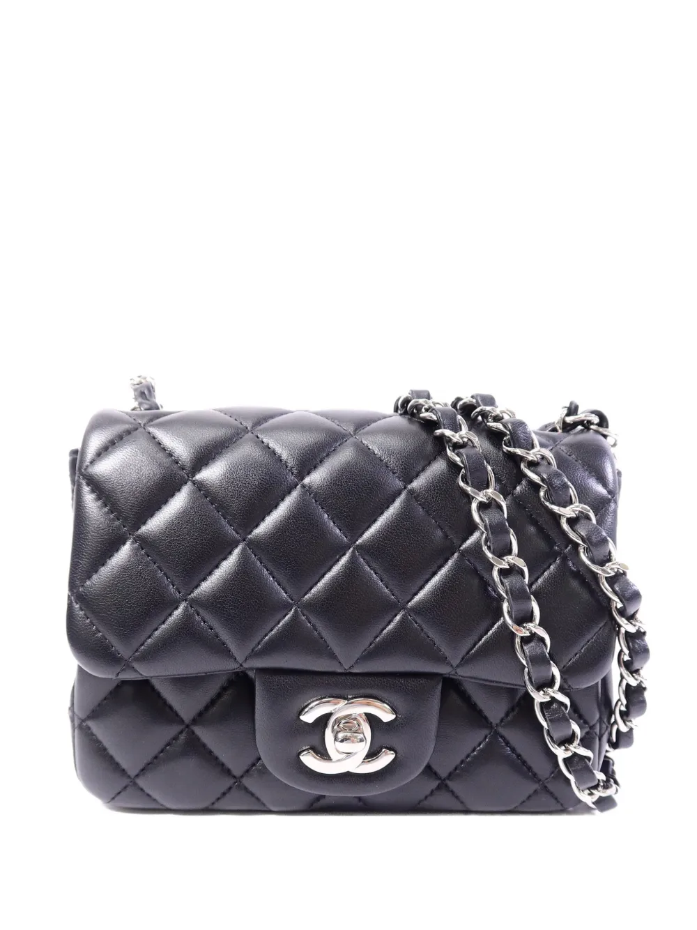 CHANEL Pre-Owned 17 Classic Flap CC turn-lock quilted shoulder bag - Nero