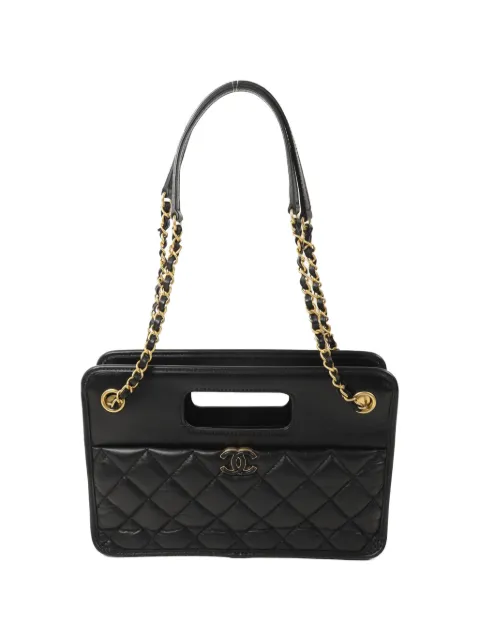 CHANEL Pre-Owned 23S Graphic Catch shoulder bag