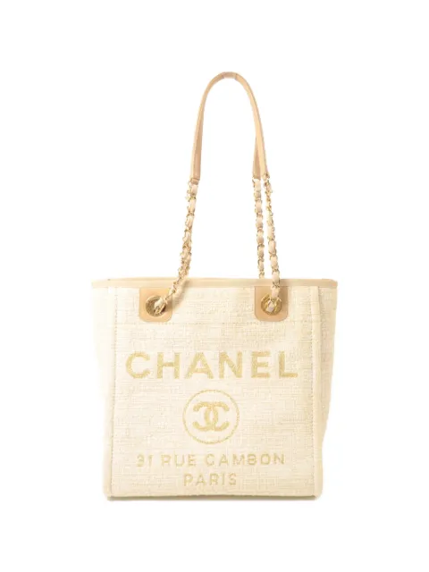 CHANEL Pre-Owned Deauville CC tote bag