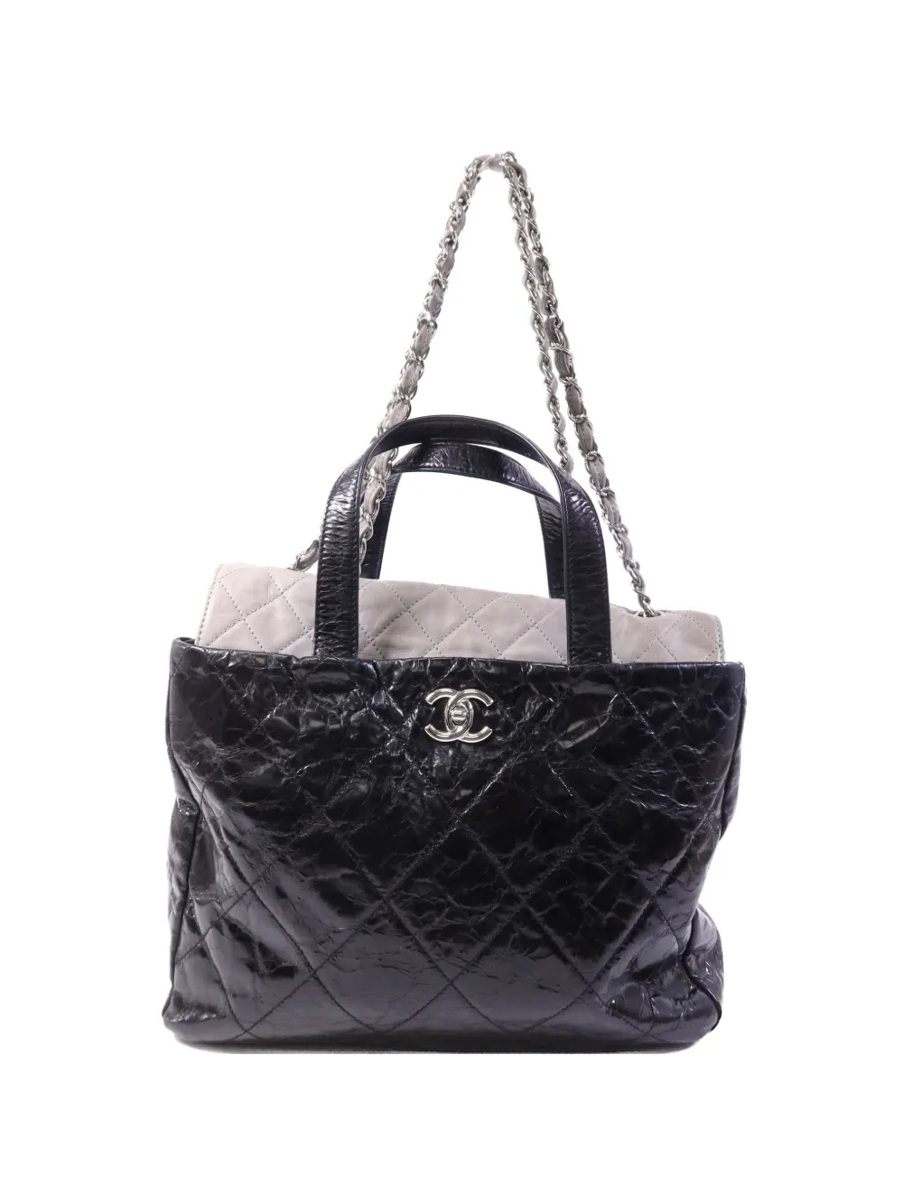 CHANEL Pre-Owned Portobello CC turn-lock tote bag - Black