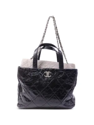 CHANEL Pre-Owned ワイルドステッチ キルティング ハンドバッグ